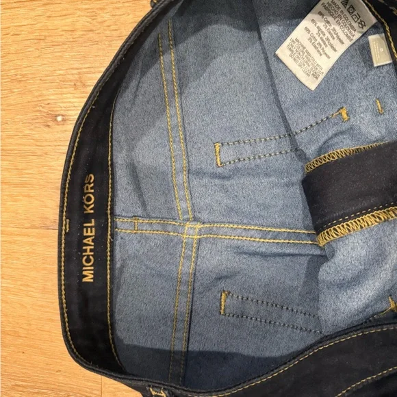 Michael Kors Navy Flare Jeans - Picture 3 of 7